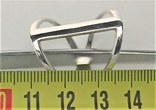 Кольцо перстень серебро 925 проба 4,09 грамма 17.5 размер, фото №5