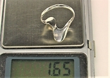 Кольцо перстень серебро 925 проба 1,65 грамма 18,5 размер, фото №8