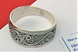 Кольцо перстень серебро 925 проба 2,78 грамма 19 размер, фото №3