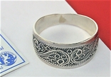 Кольцо перстень серебро 925 проба 2,78 грамма 19 размер, фото №4