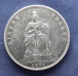 1 талер Пруссия Вильгельм I 1871г. Победа над Францией, фото №2
