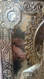 Икона Божьей матери Иверская В серебряном окладе,84 проба 1863 год, фото №5