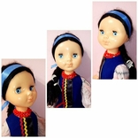 Паричковая кукла украинка Валя 55см 1975г СССР, фото №10