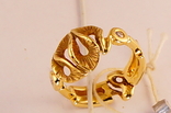 Кольцо "Зигзаг", золото750 вставки бриллианты., фото №2