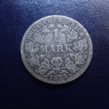 1 марка 1875 Германия серебро (Г.16.7), фото №2