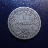 1 марка 1876 С Германия серебро (Г.16.16), фото №2
