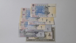 Набор банкнот UNC 1 гривна с 1992 по 2018 год, фото №2