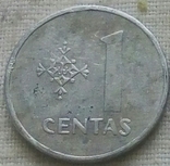 1 centas 1991року, Латвія., фото №3