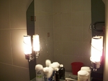 Зеркало большое с двумя лампами для ванной комнаты, фото №4