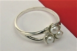 Кольцо перстень серебро 925 проба 17 размер 1.80 грамма, фото №4