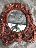 Зеркало, рама с гипса, фото №2