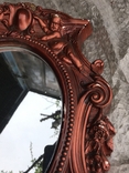 Зеркало, рама с гипса, фото №6