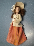 Фарфоровая кукла "Дама в шляпке", фото №2