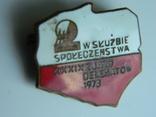 Польський латунний значок 1973 року, фото №4