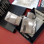 Набор Зажигалка Zippo 24994 DIAMOND STRIPES ,родной чехол,ватки., фото №7