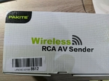 Відеосендер rca wireless av sender (безпровідн. подовж. сигналу), фото №6