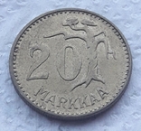 Финляндия 20 марок 1954 год, фото №2