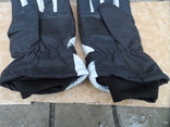 Перчатки зимние черно-серебристые, фото №6
