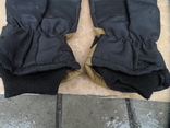 Перчатки зимние черно-бежевые, фото №5