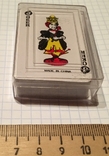 Мініатюрні гральні карти в пластиковому контейнері / невелика кількість гральних карт, 54 шт, фото №12