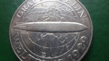 5 марок 1929 Германия граф Цеппелин серебро (2.3.4)~, фото №3