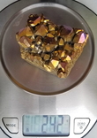 Друза кристаллов кварца с напылением титаном и висмутом, 242 г, фото №4
