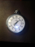 Часы Карманные Ruhla Antimagnetic на ходу GDR Циферблат светиться, фото №2