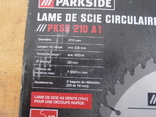 Пильный диск Parkside PKSB 210 A1, фото №4