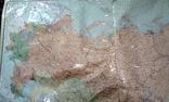 Карта СССР большой формат. 175х113см. Тираж 210 600 экз. Масштаб 1: 5 000000. 1989 г., фото №8