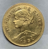 100 песо 1962 г. Чили, фото №2
