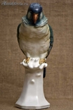 Karl Ens 1930г. Фарфоровая статуэтка Попугай Германия, фото №3