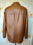Классический кожаный пиджак JOHN DEVIN Германия р-р 48(состояние нового), фото №6