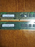 Две планки ОЗУ DDR 2 Samsung 1GB 800 MHz, photo number 2