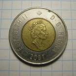 2 долара 2001р.Канада., фото №3