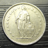 1/2 франка Швейцарія 1978, фото №2