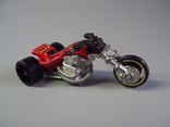 Motorcycle trike tricycle blastous mattel length 6.5 cm, photo number 8