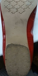 Туфли женские кожаные красные 39 размер, фото №11