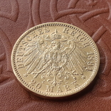 20 марок 1894 Баден. Золото, numer zdjęcia 7