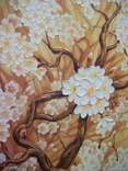 16G3 Картина. Цветы сакуры "Сакура". Холст, масло. 2016 год, фото №4