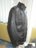 Большая кожаная мужская куртка-китель Zodyak. Лот 652, фото №2