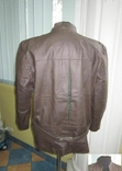 Большой кожаный мужской пиджак. Германия. Лот 661., фото №4