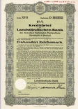 100 Reichsmarks, 1939 Bank of the Upper Lusatian Margraviate. D 1852. Germany., photo number 2