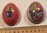 Шкатулка жестяная, пасхальное яйцо, заюшка-хозяюшка, цветы / кролик, фото №11