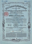 1000 gold marks 1927 Bond. P.1118. Berlin. Germany., photo number 2