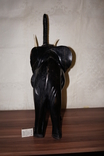 Большой слон из эбенового дерева, Африка, статуэтка, антиквариат, фото №8