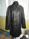Фирменная женская кожаная куртка - плащ Tom Tailor. Канада. Лот 664, photo number 3