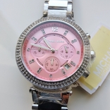 Часы с хронографом Michael Kors Parker MK6105 с кристаллами Swarovski , новые, фото №9