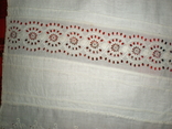 Рушник, украшенный вышивкой ришелье 1900-1920гг., фото №7