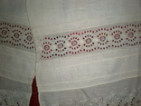 Рушник, украшенный вышивкой ришелье 1900-1920гг., фото №12