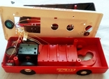 Торг электро-механическая игрушка автомобиль со звуковым управлением пожарная машина СССР, фото №8
